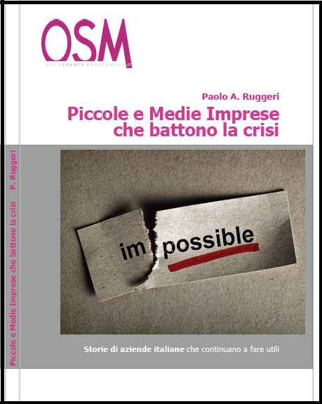 immagine IN ANTEPRIMA IL 1' CAPITOLO DI  PICCOLE E MEDIE IMPRESE CHE BATTONO LA CRISI  IL NUOVO LIBRO DI PAOLO RUGGERI
