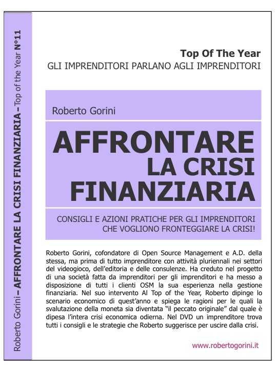 immagine del libro DVD �AFFRONTARE LA CRISI FINANZIARIA� di Roberto Gorini